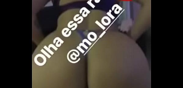  mo lora Putinha do instagram mostrando rabao